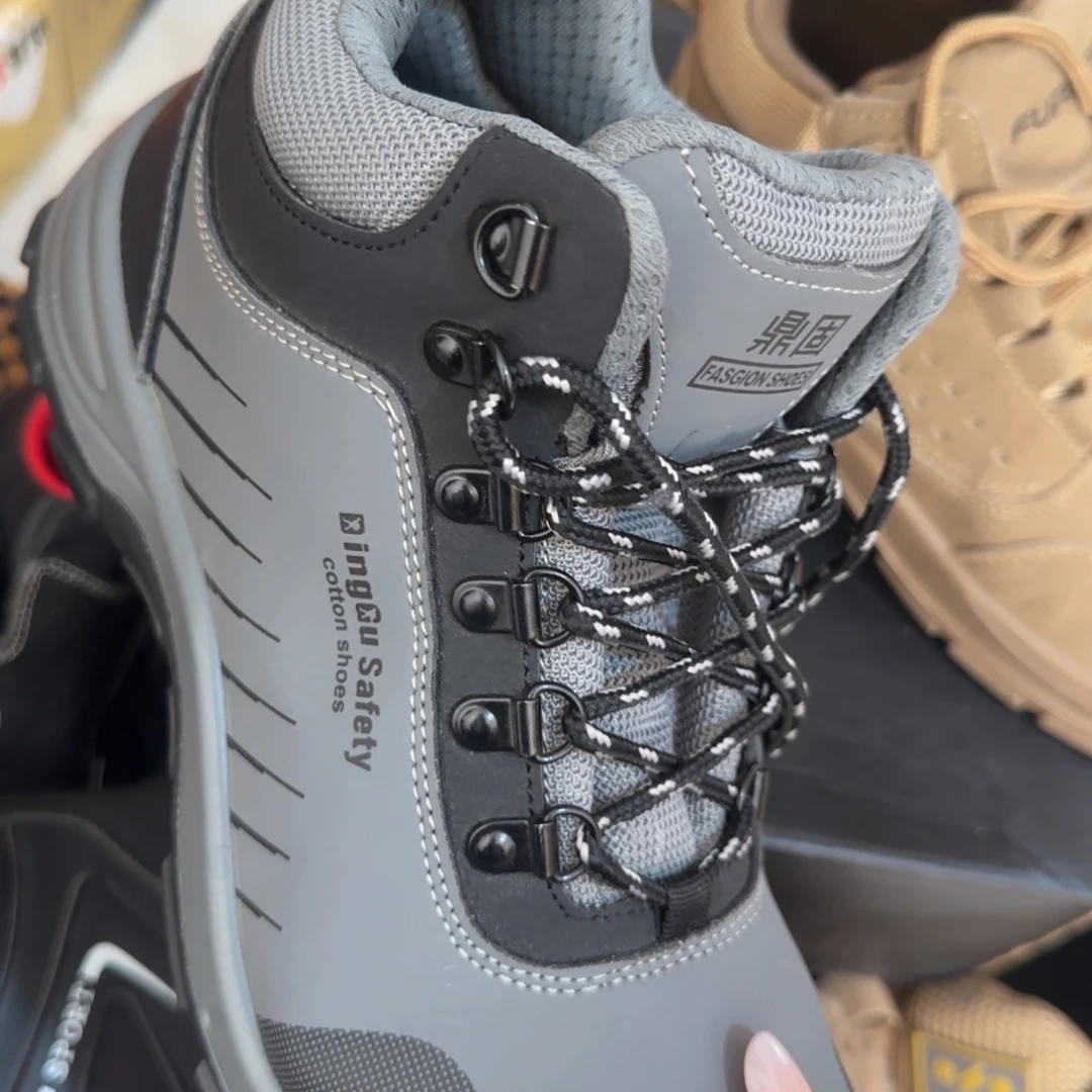 42码灰皮中高帮某固