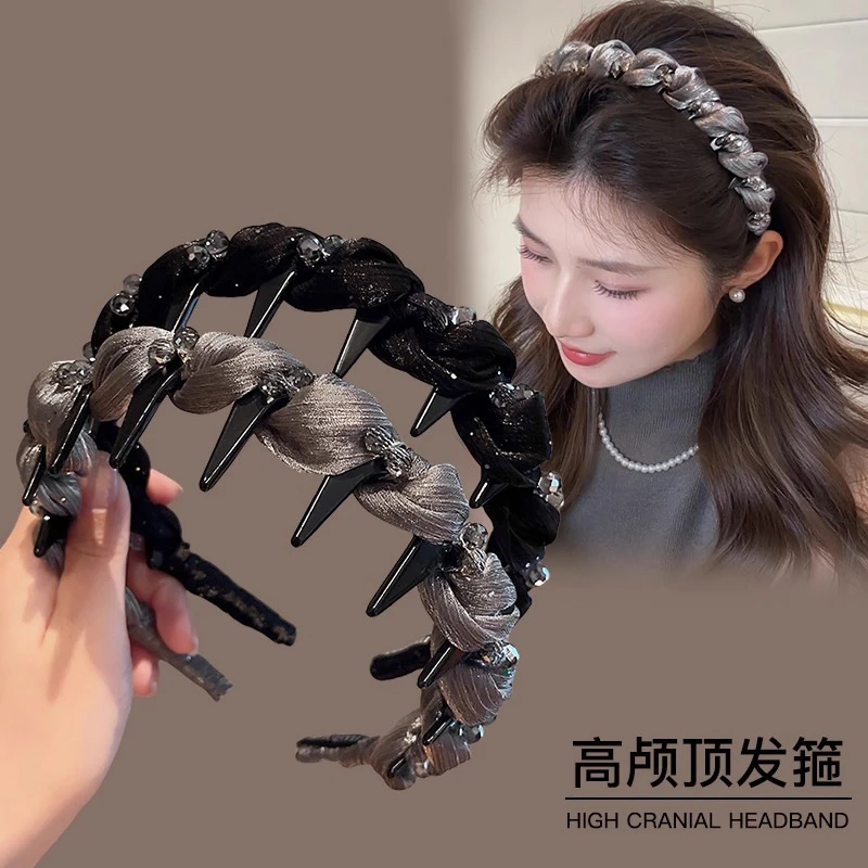 气质高颅顶发箍高级感洋气时尚头箍女款夏季2025新款压发发卡头饰