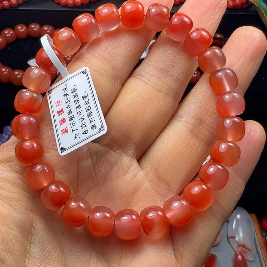 南红玛瑙未镶嵌手串