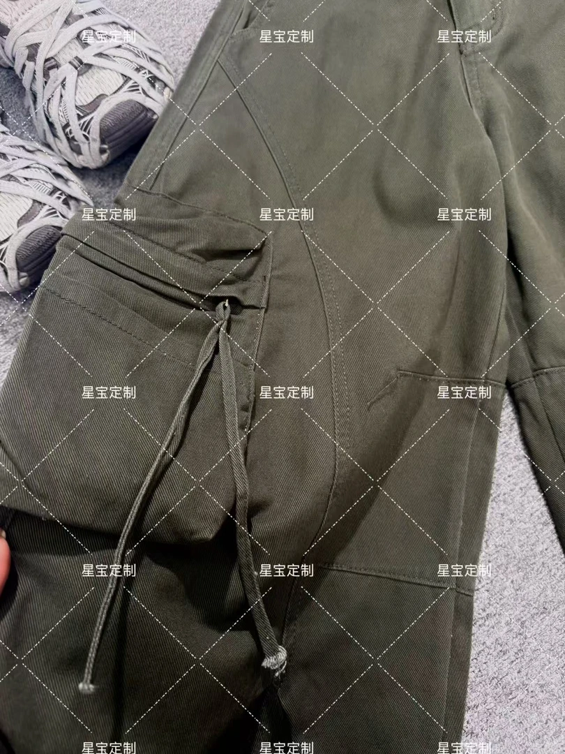 【星宝专属】2025秋新款宽松显瘦百搭工装牛仔裤9100