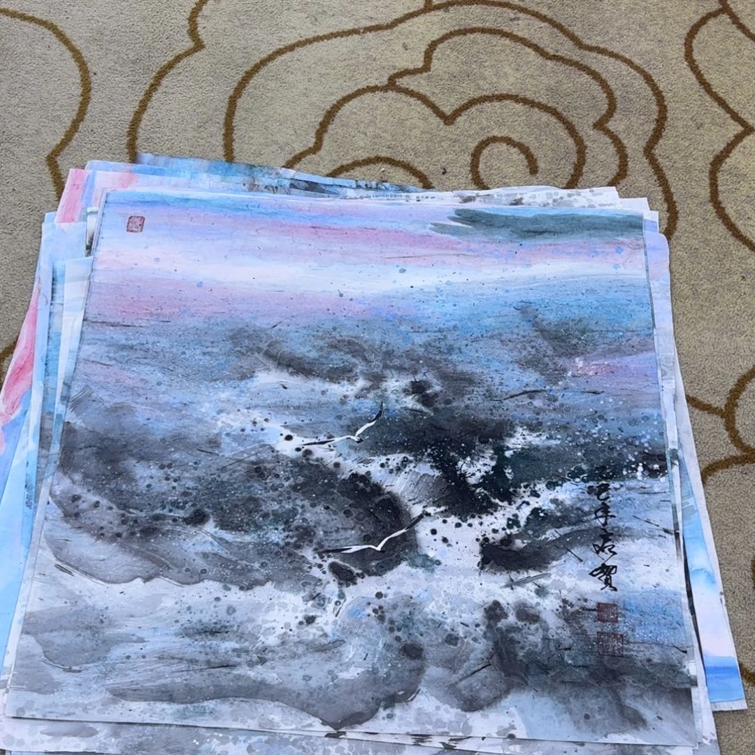 国画国画老师作品刘
