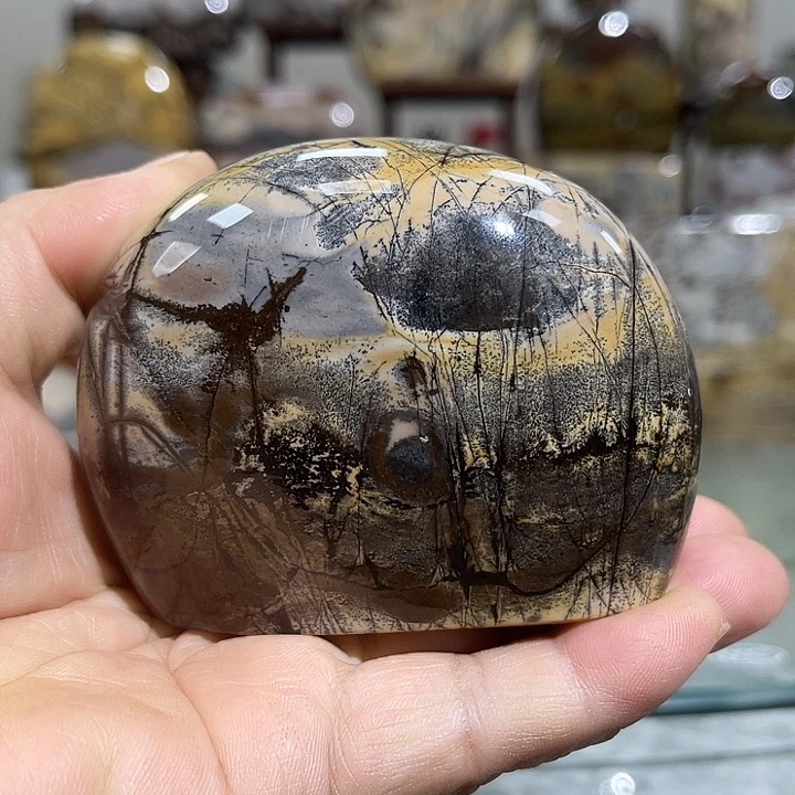 广西石乐*国画石摆件