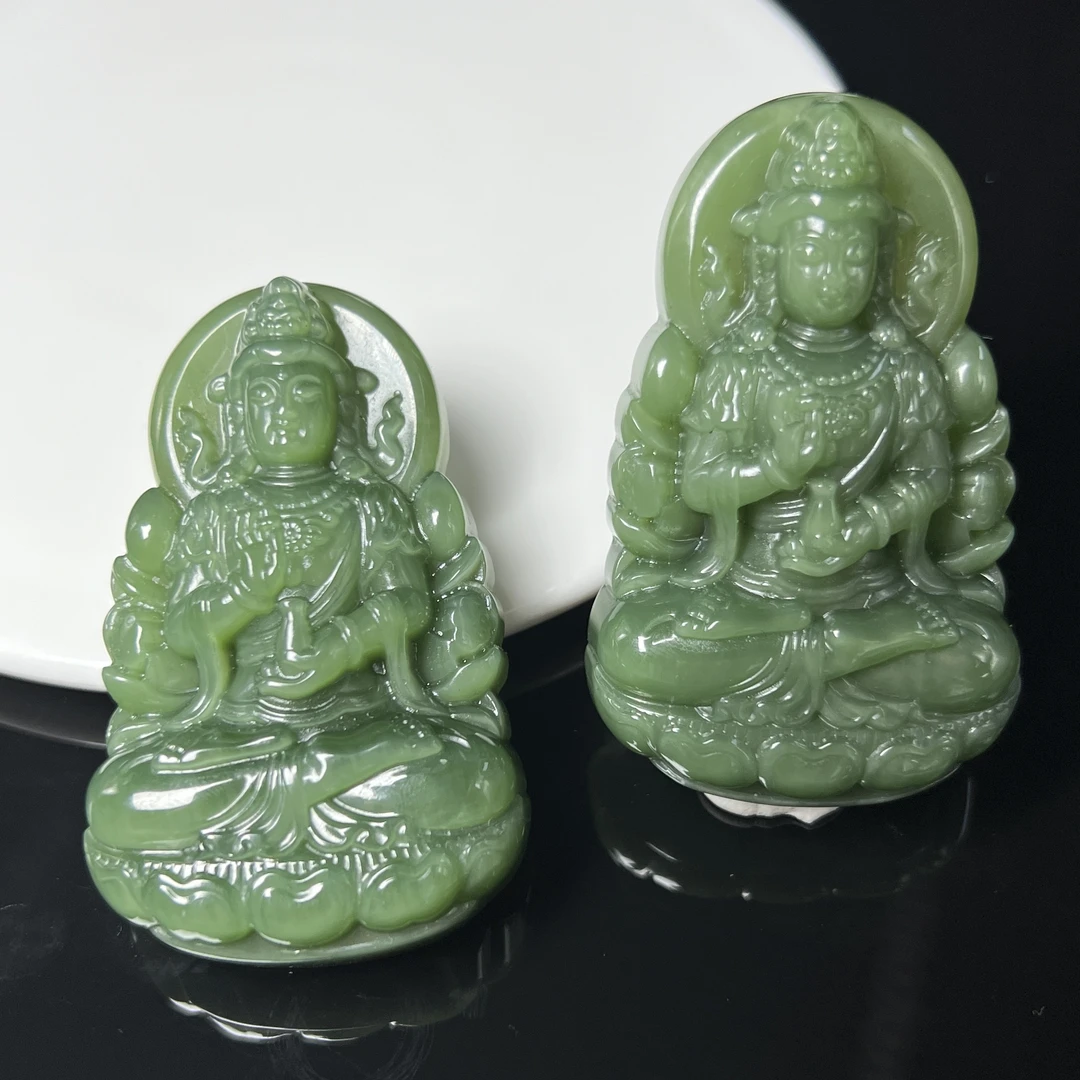 和田玉观音挂件（多样性发1件）G1927