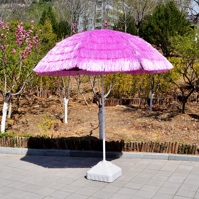 仿真茅草伞户外稻草伞庭院花园伞大遮阳伞摆摊伞景区造景伞广告伞