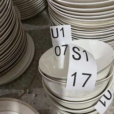 瓷五寸饭碗小资s117六个