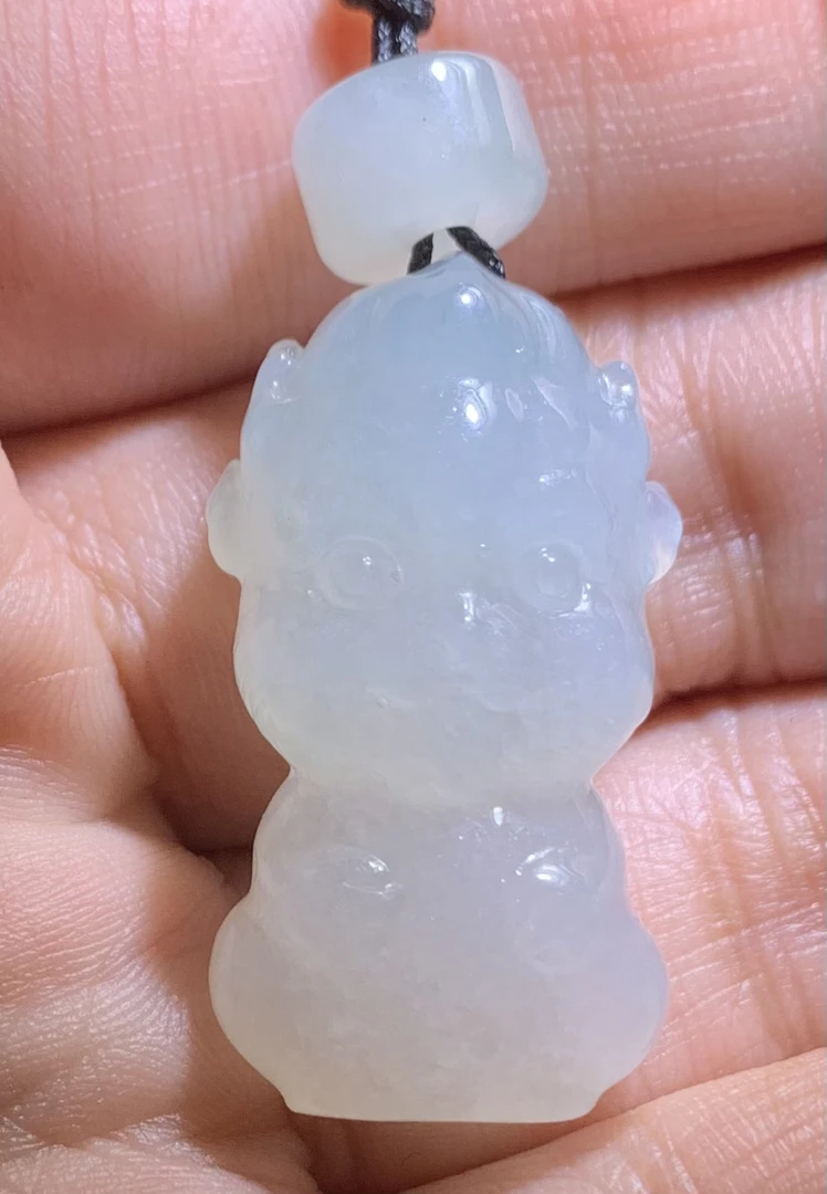 【龙宝宝】缅甸天然A货翡翠糯冰特色龙宝宝生肖属龙男女百搭款吊坠