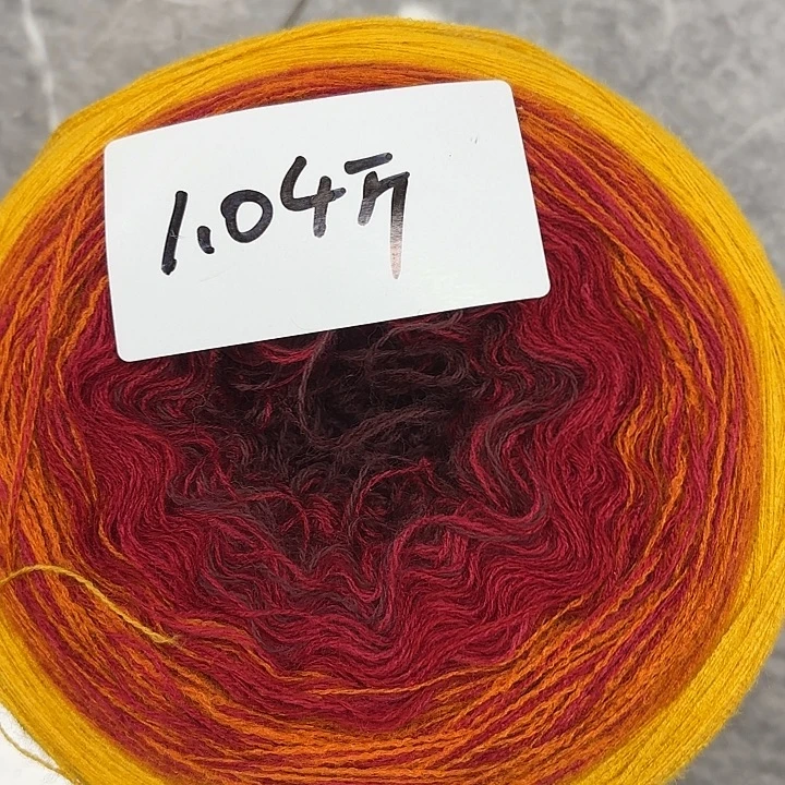 羊毛绒渐变蛋糕线