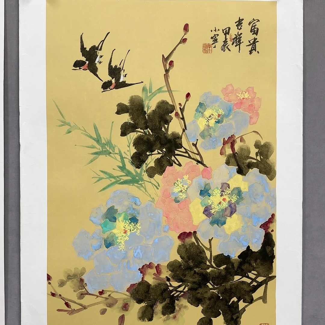 国画国画纯手绘作品请放心去藏