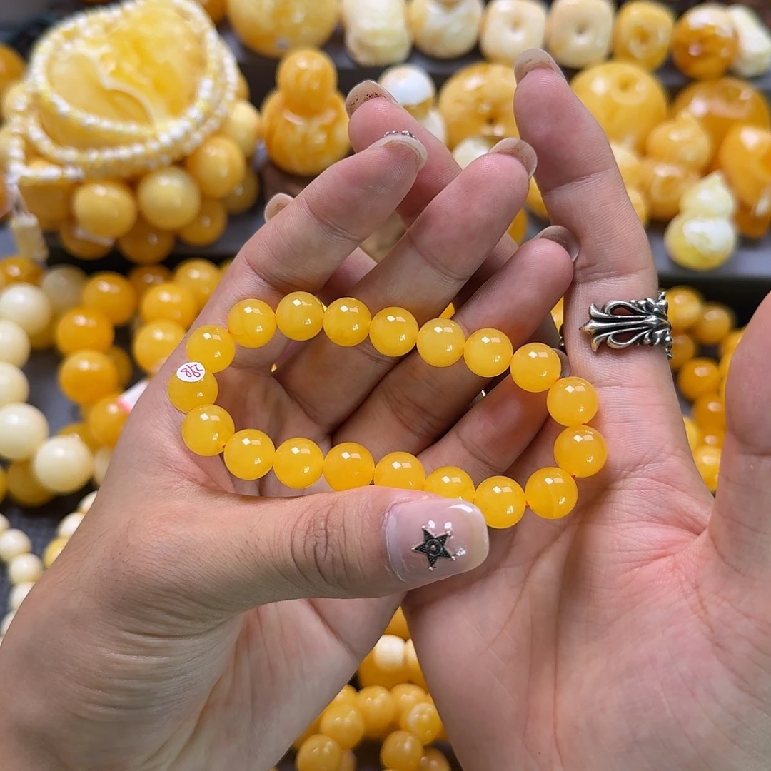 未镶嵌蜜蜡珠宝奇石同料10.7mm