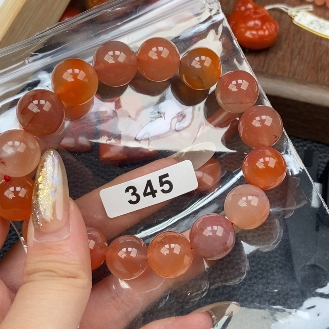 南红玛瑙未镶嵌手链