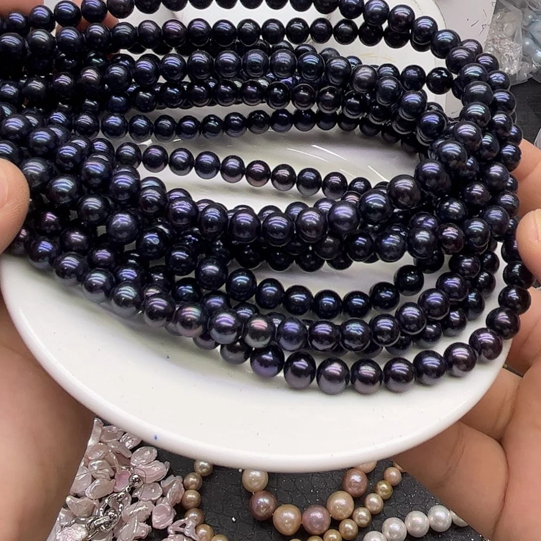 戒指钛钢淡水珍珠