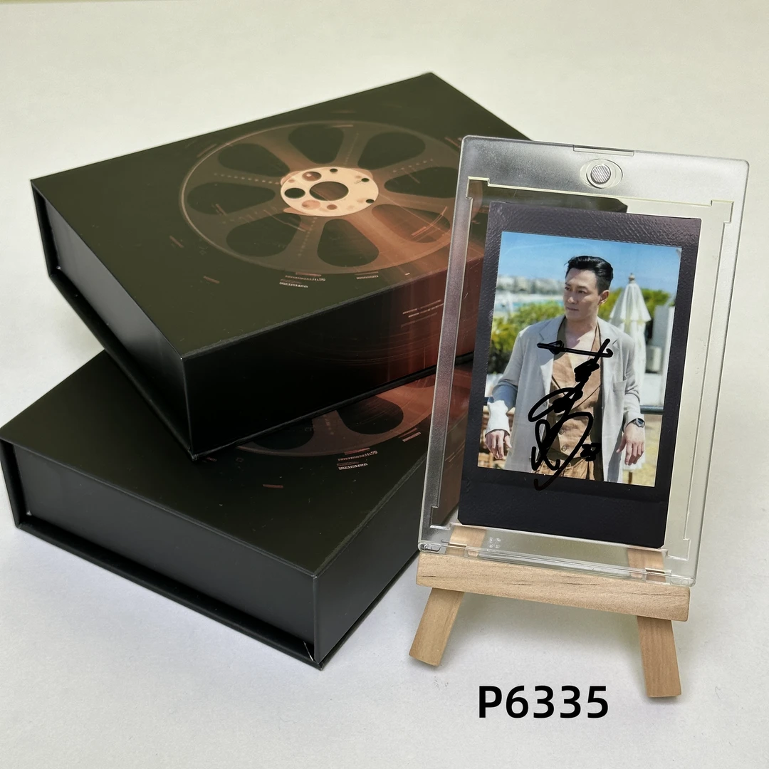 P6335 林峯 正品拍立得照片 黑边边框