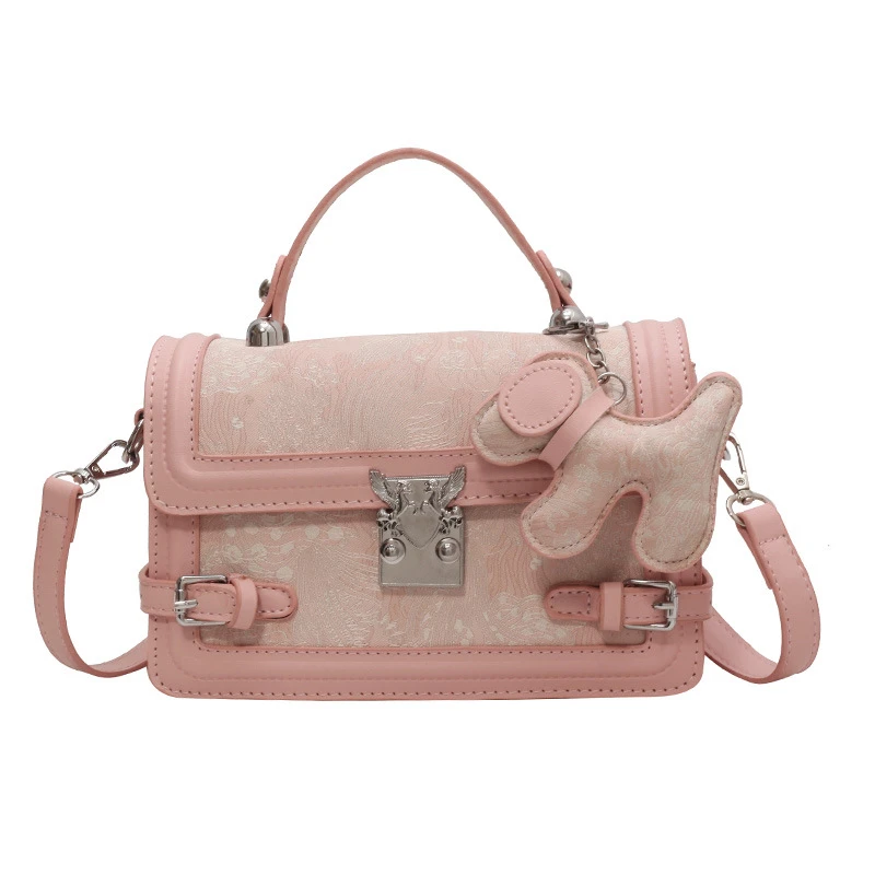 今年流行质感小众包包2023新款女包夏天洋气百搭斜挎包手提小方包