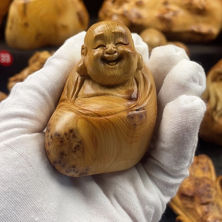 柏木（崖柏）米勒手把件