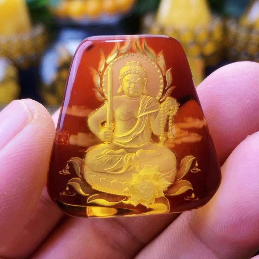 【闪购商品】未镶嵌吊坠(不含链)金珀