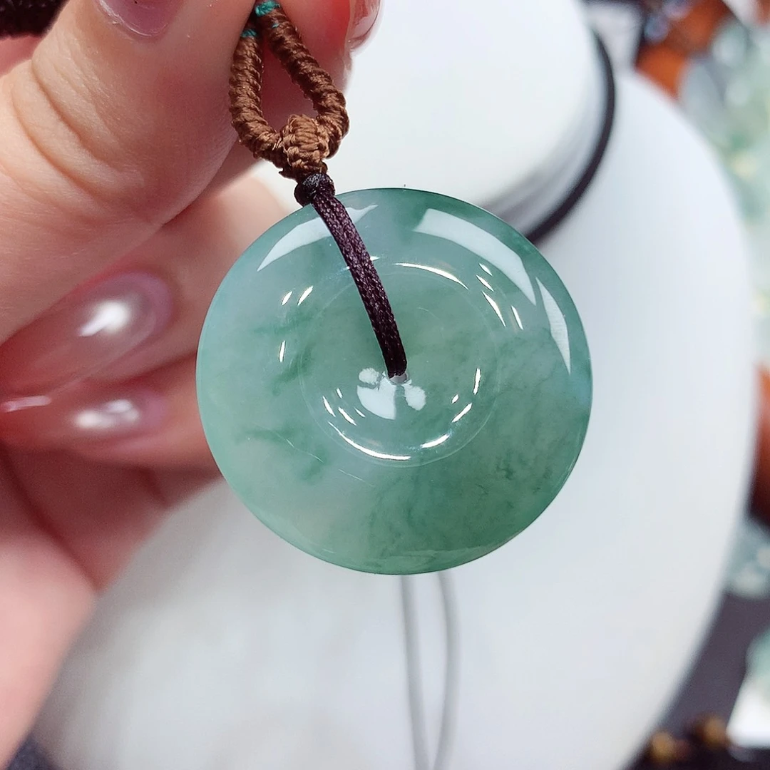 翡翠未镶嵌颈饰翡翠8，27.1/5.8