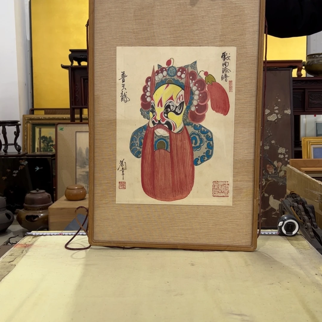 康***兴绘画屏风框画茶空间设计
