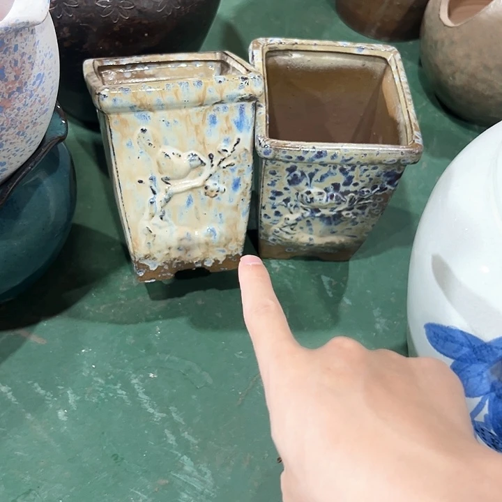 紫砂花盆花藤花盆花盆