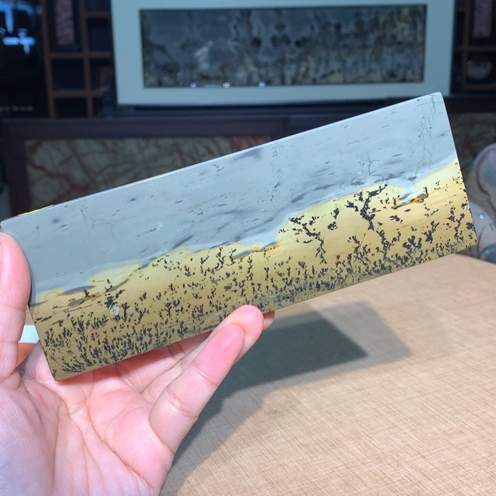 ，广西国画石摆件，收藏观赏