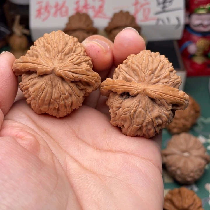【闪购商品】把件文玩核桃41白狮子