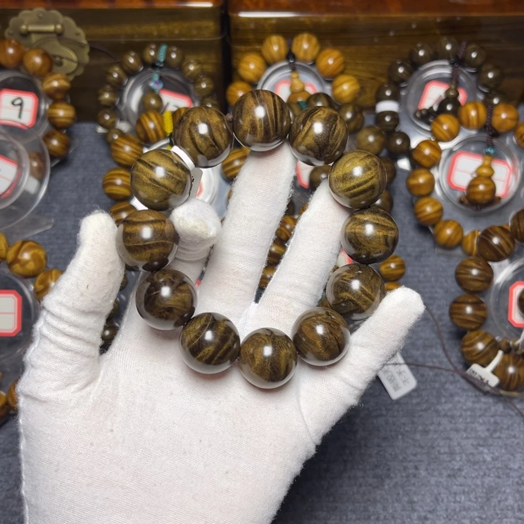 楠木（金丝楠）手串/手链乌木2.0闪电448