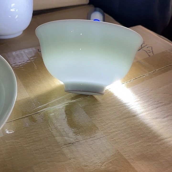 瓷片云青4.75英寸米饭碗十个，包邮