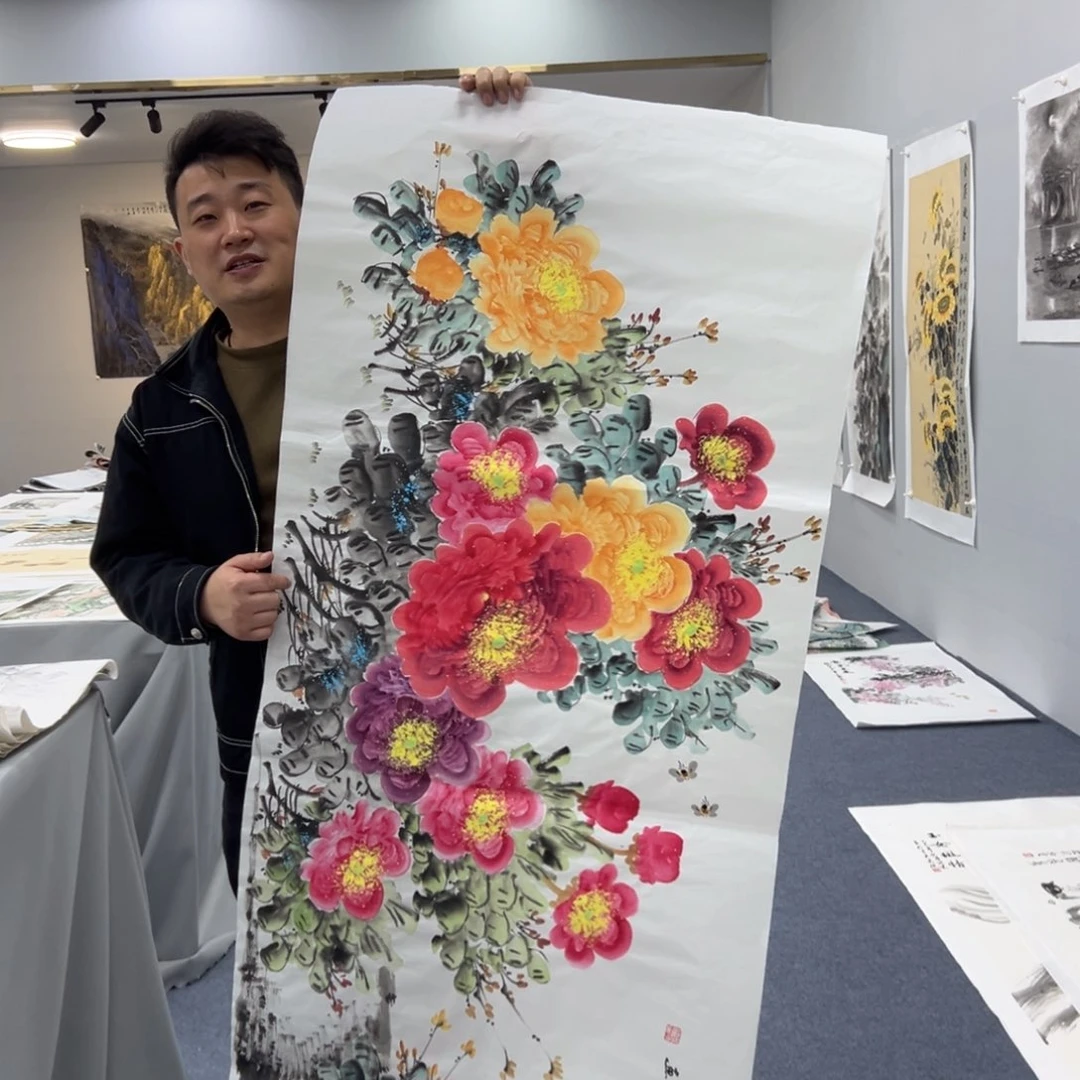 国画国画作品宣纸纯手绘