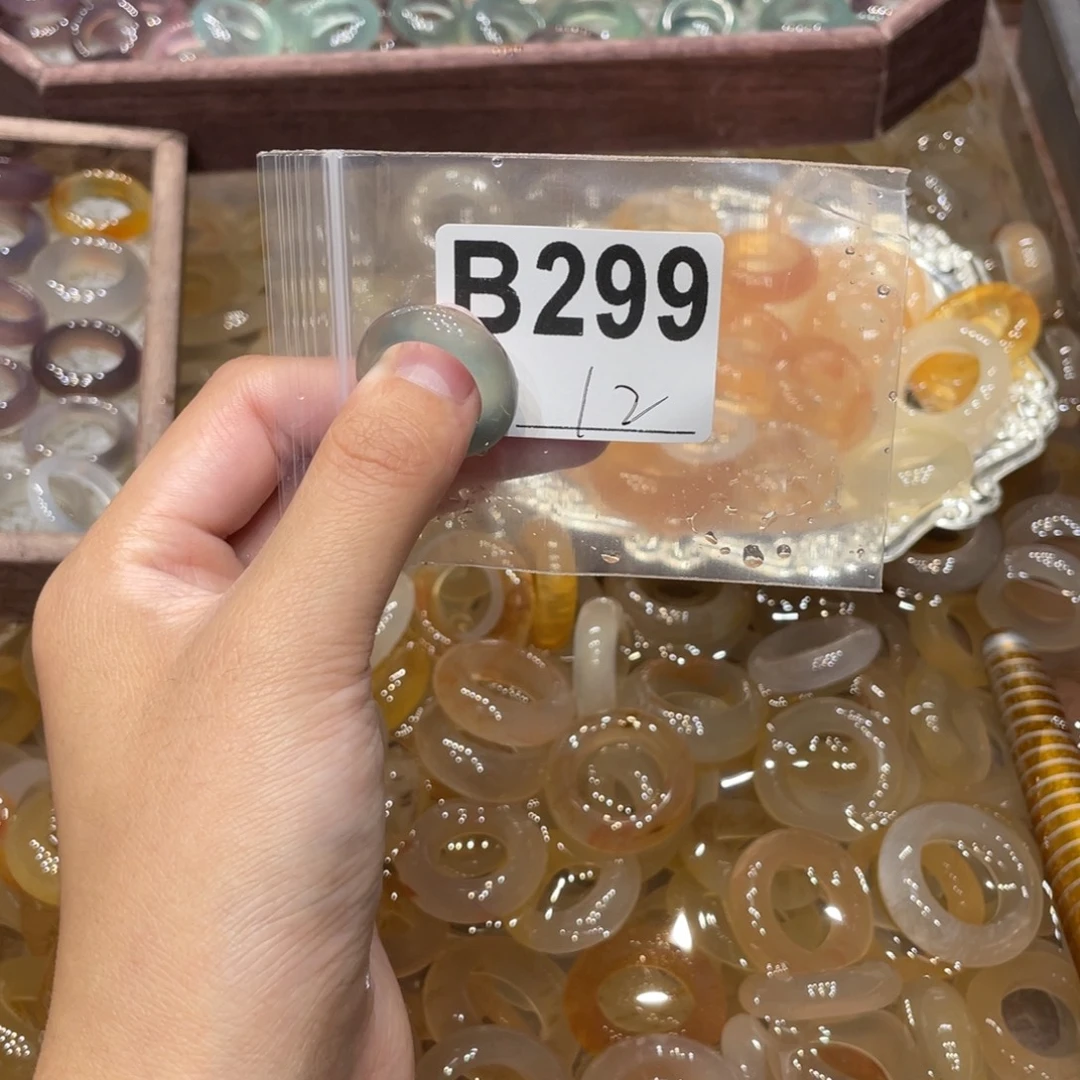 玛瑙/玉髓未镶嵌戒指299