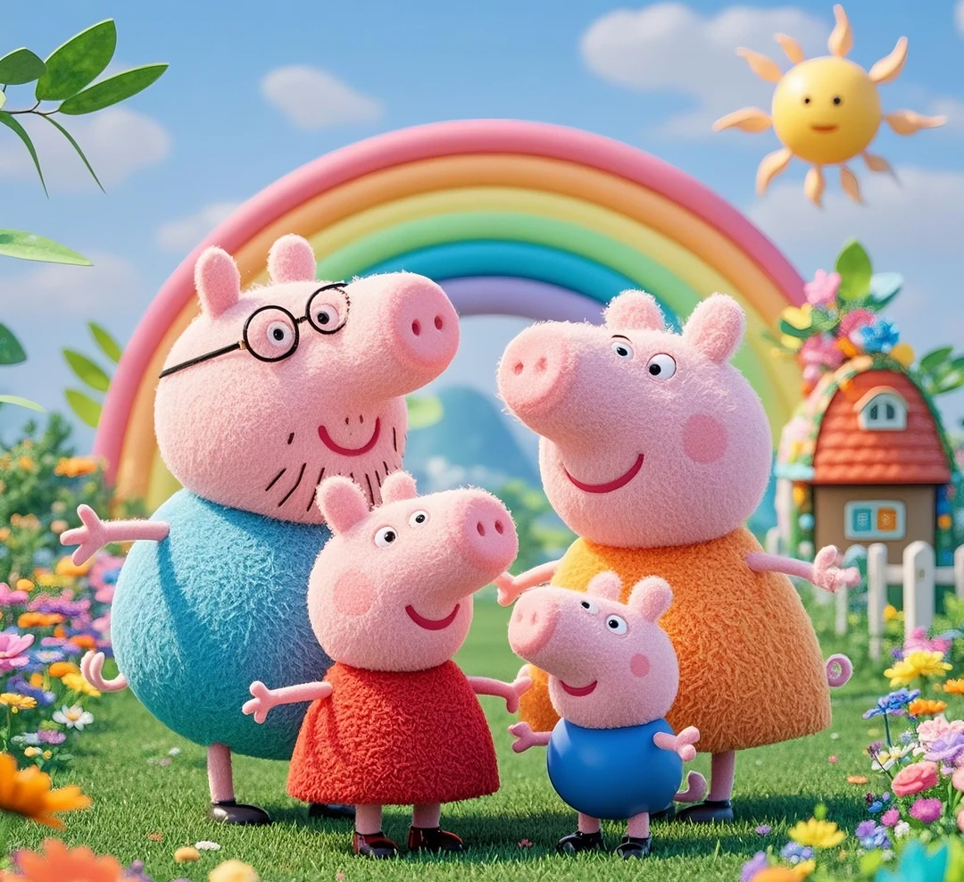 小猪佩奇英语磨耳朵动画音视频课程电影大全儿童孩子英语学习听力