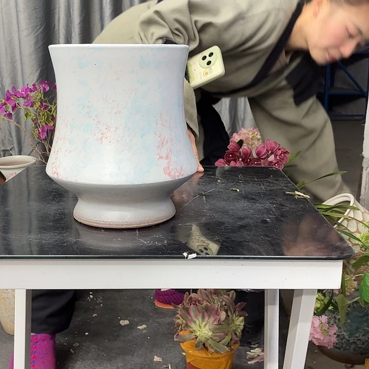 19×24 -粗陶花盆有孔-买买买