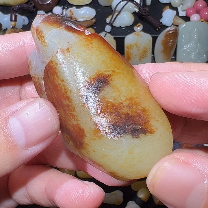 和田玉未镶嵌吊坠(不含链)