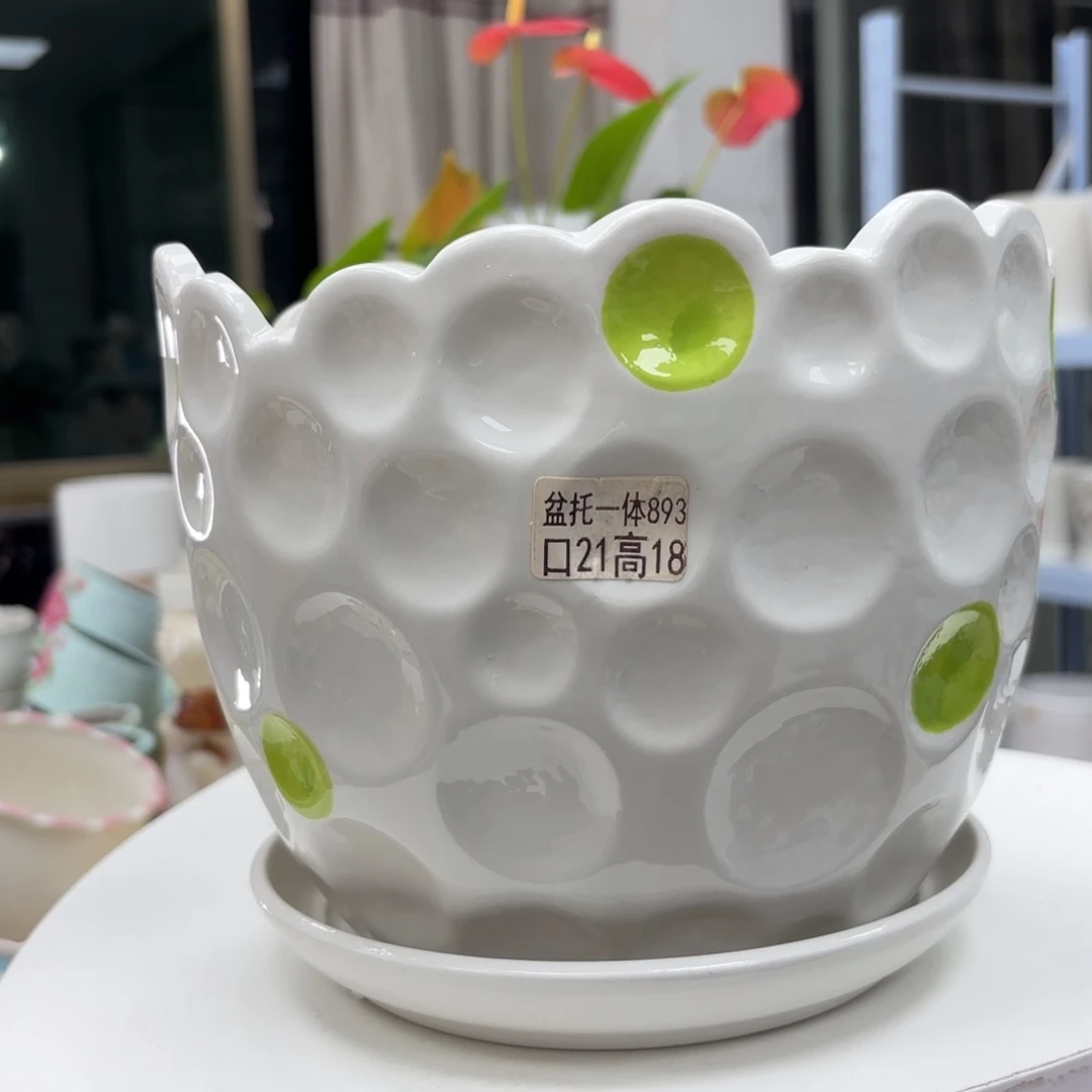 @夏西陶瓷花盆@@5893