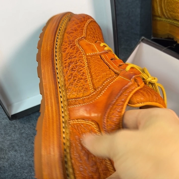 磨砂皮（牛皮）42增加用棕色棕色棕色