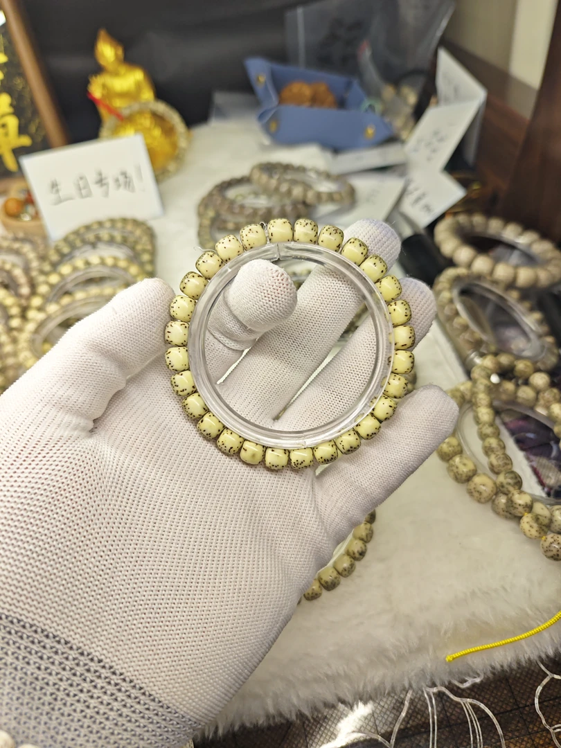 非金属木质手链 8×7河豚星月菩提