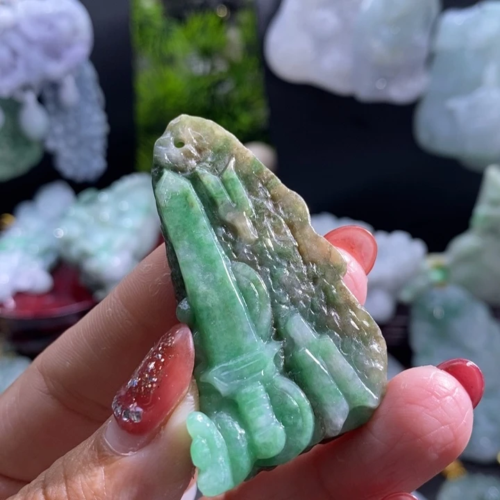 【闪购商品】颈饰未镶嵌翡翠八破