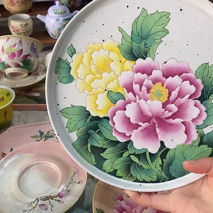 8 纯手工手绘茶具杯杯