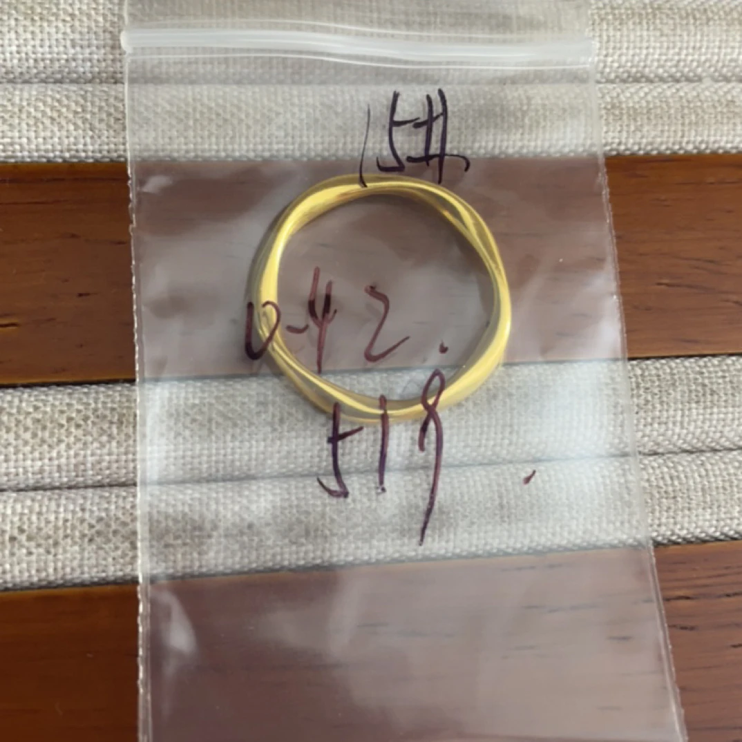 克重0.42 15号 莫比戒指 足金999