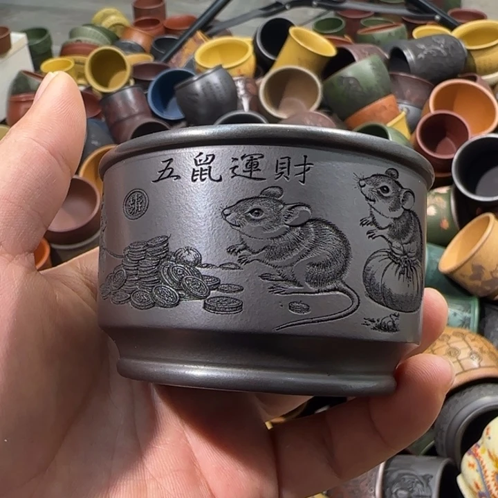 茶杯紫砂全手工制作工艺