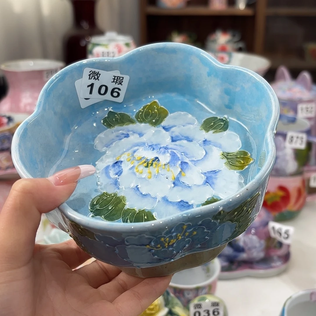 果***娜景德镇手绘高温釉下彩陶瓷茶具