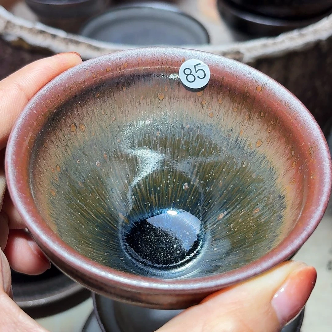茶盏义兴龙窑建盏85微瑕
