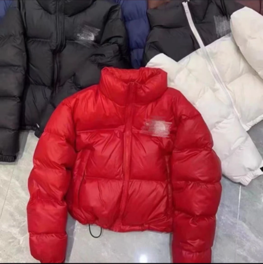 冬季反季新款羽绒服女短款白鸭绒韩版时尚刺绣小个子加厚外套