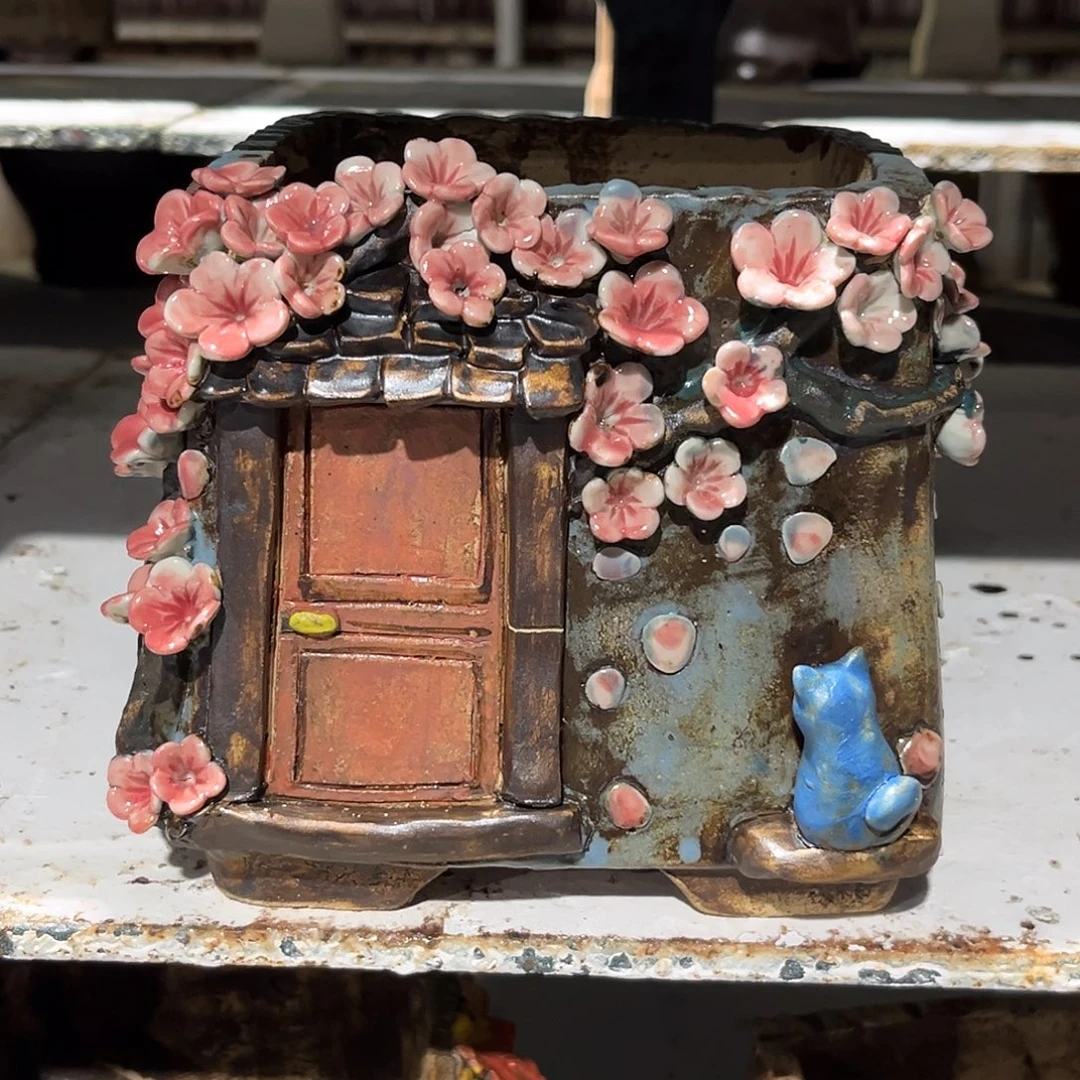 4 号陶然花器多肉植物手工花盆