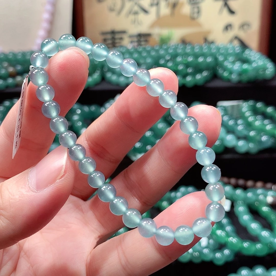 翡翠未镶嵌手链卡6