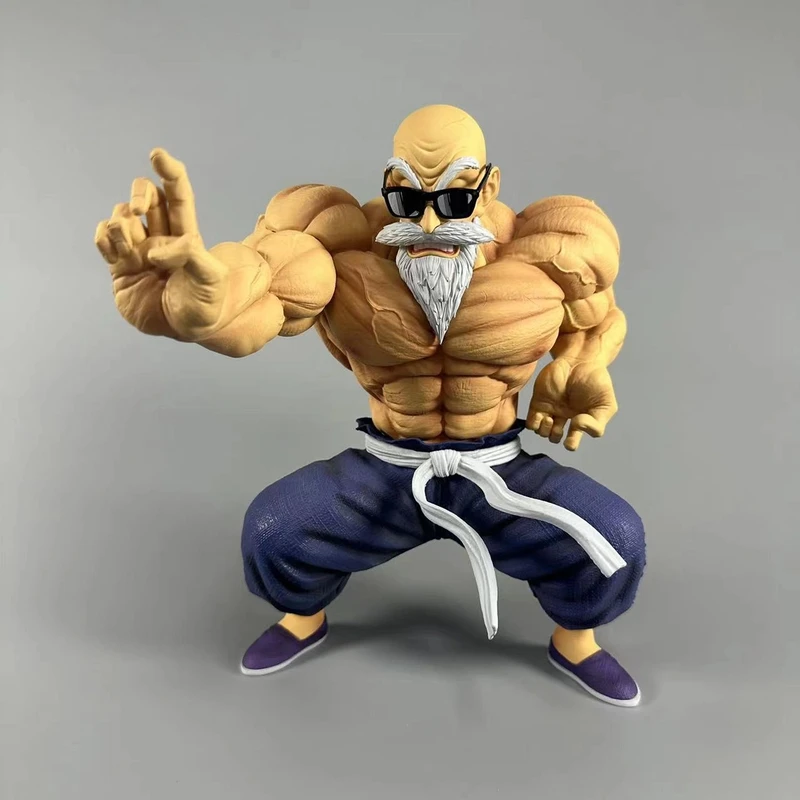 24厘米 龙珠 肌肉强化龟仙人 站姿 雕像模型 手办