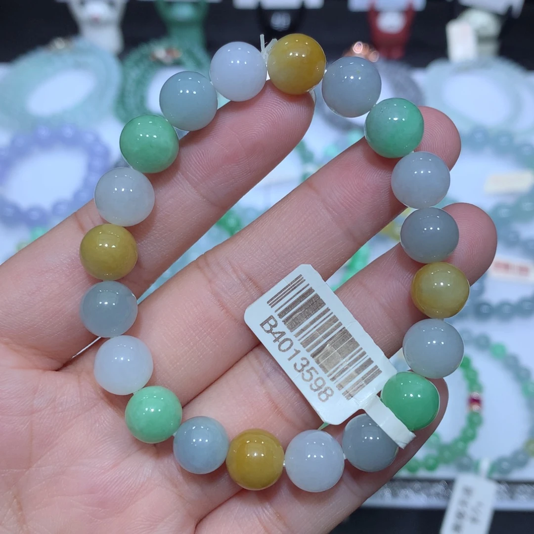 翡翠未镶嵌手串天然