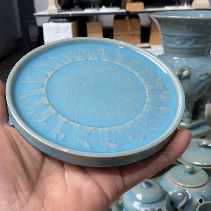 壶承狸*君原矿釉原产地汝瓷精品