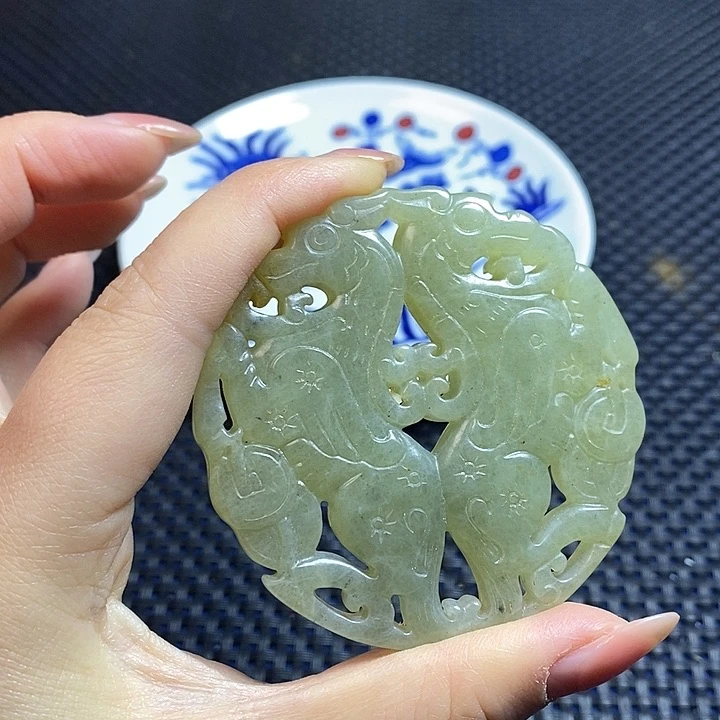 吊坠白玉菩提一一一一一一一一一