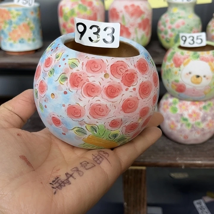 手工制作多肉花盆