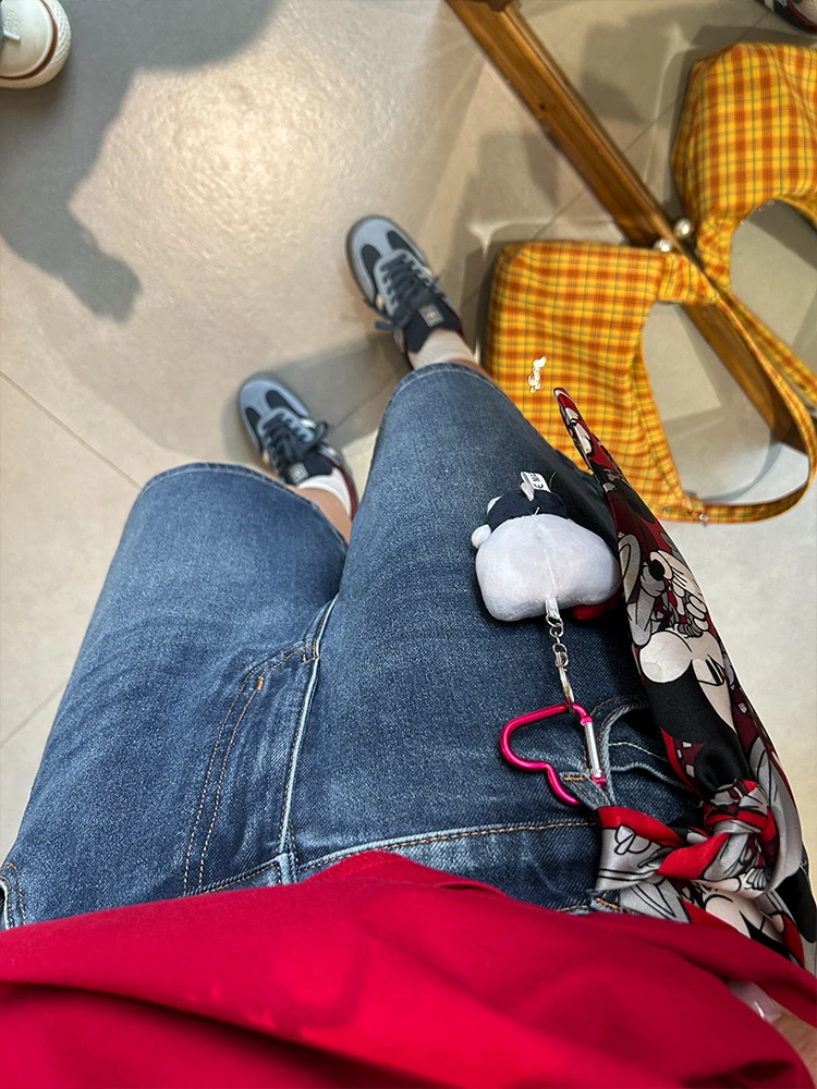 五分大短裤/胖mm大码有风格的牛仔短裤