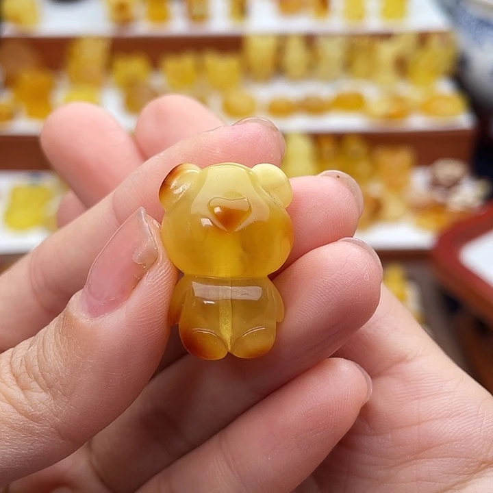琥珀未镶嵌吊坠(不含链)